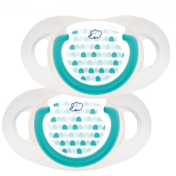 Bébé Confort Maternity Dental Safe Set de 2 Sucettes en Silicone 18-36 mois Bleu