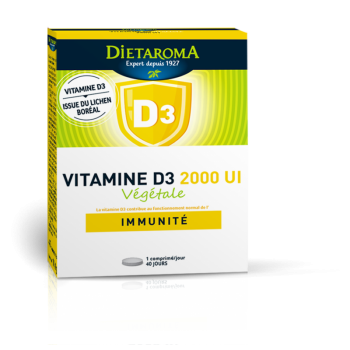 Vitamine D3 végétale 2000UI...