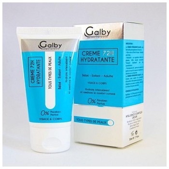 Galby crème hydratante 72H...